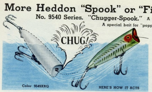 Heddon Chugger Spook #9540 | オールドルアーのコト | OLD tackle blog